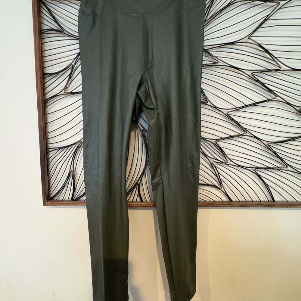 Aerie Dark Olive High-Rise Leggings